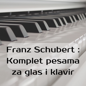 Franz Schubert : Komplet pesama za glas i klavir